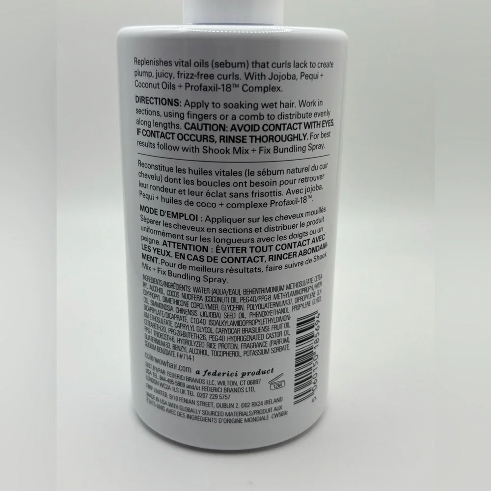 Curl Wow Curl Flo-Etry Vital Natural Serum 10 oz - Picture 4 of 6